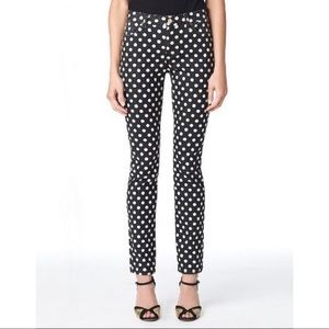 Kate Spade NY Skinny Polka Dot Jean, size 27